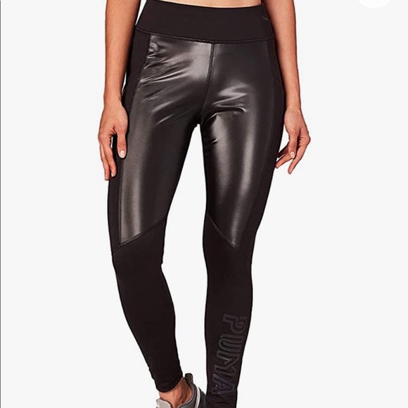 PUMA Women's Get Fast Winter Tights, Black, Size Medium - Picture 1 of 11